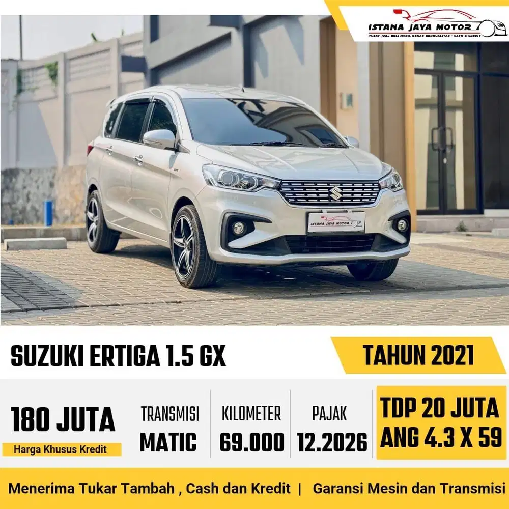 [TANGAN PERTAMA] Suzuki Ertiga GX 1.5 Automatic 2021