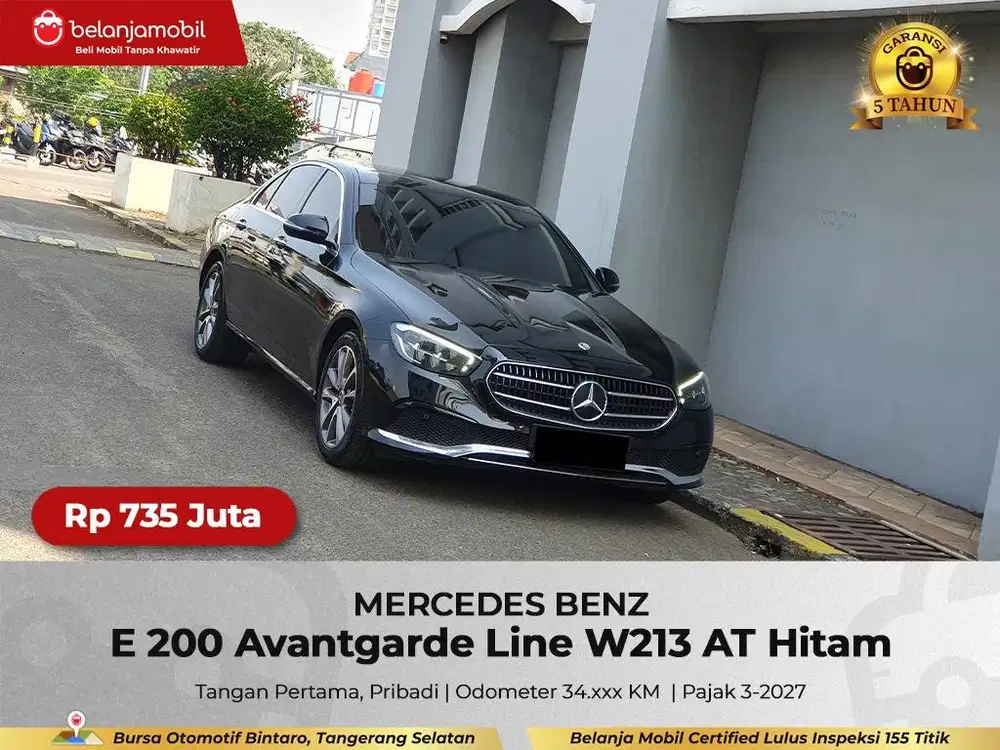 [BERGARANSI] Mercedes Benz Mercy E200 E 200 Avantgarde W213 2023/2024