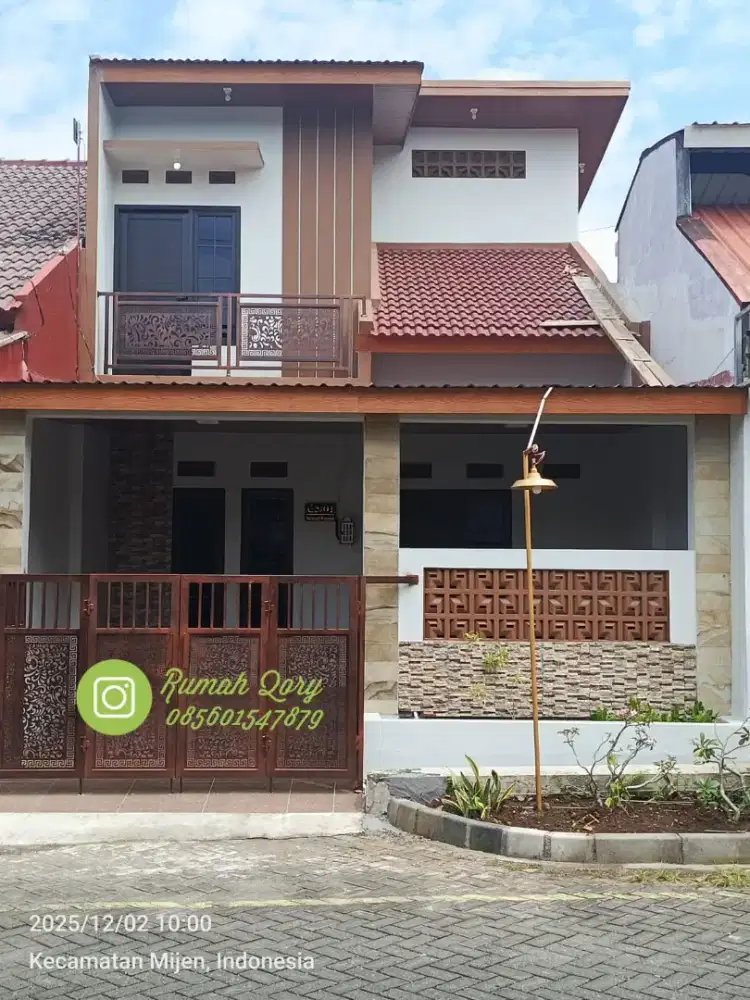 Dijual rumah baru 2 lt