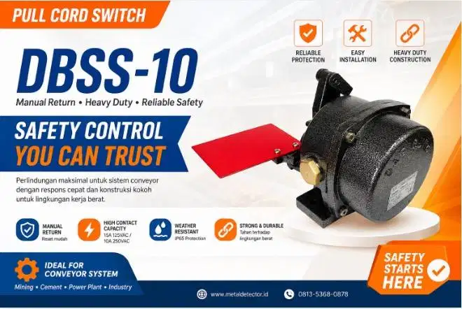 Pull Cord Switch DBSS-10 Masusskita - Emergency Stop
