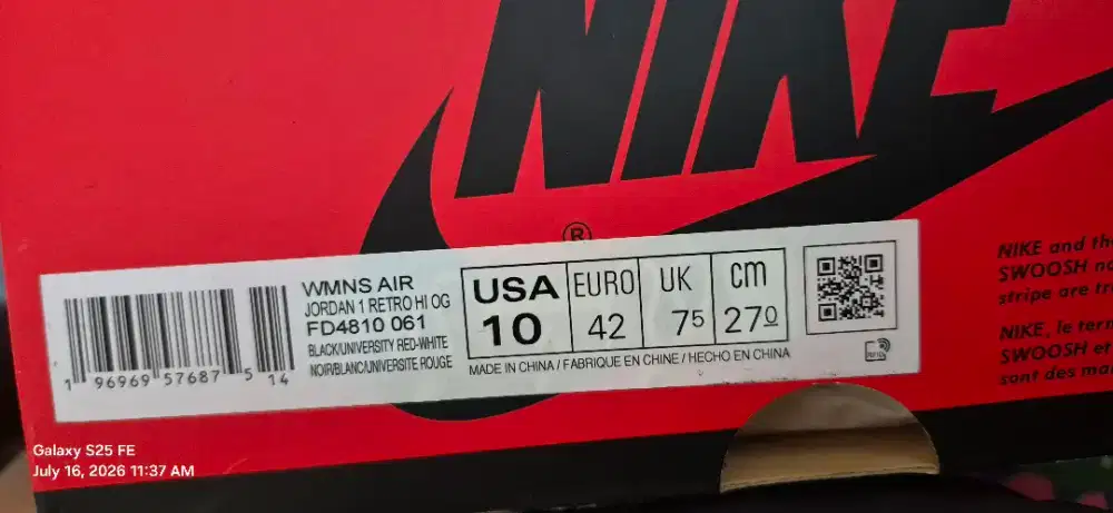 Nike Air Jordan 1 Retro Hi OG