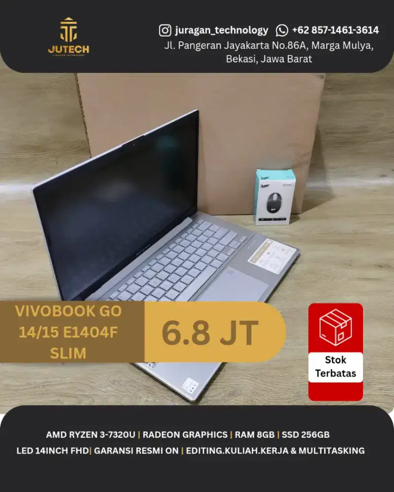 ASUS VIVOBOOK GO 14/15 E1404F SLIM Ryzen 3(7000Series)