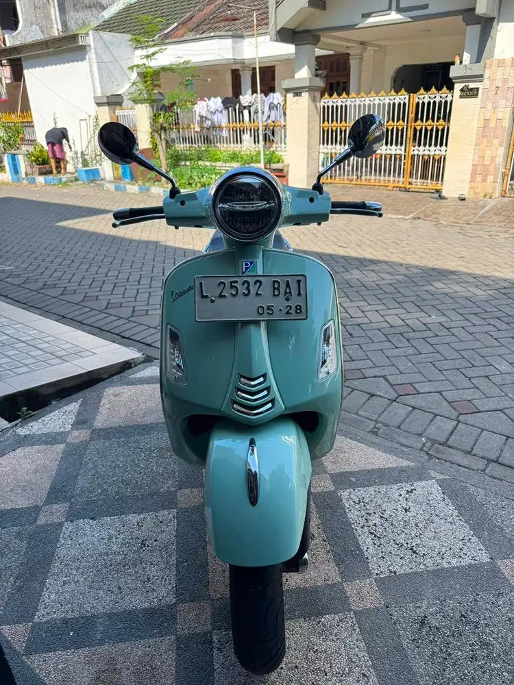 vespa gts 150 hijau mint