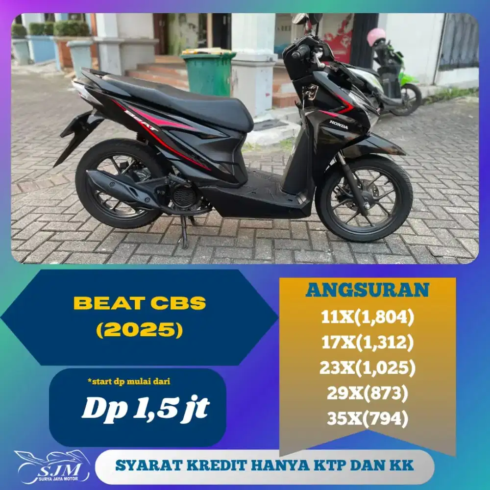 HONDA BEAT CBS 2025 MESIN HALUS