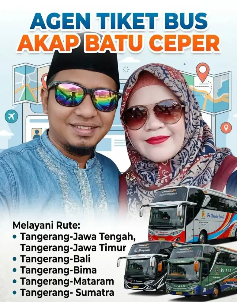 Lowongan kerja Agen Tiket Bus Akap dan pengiriaman paket