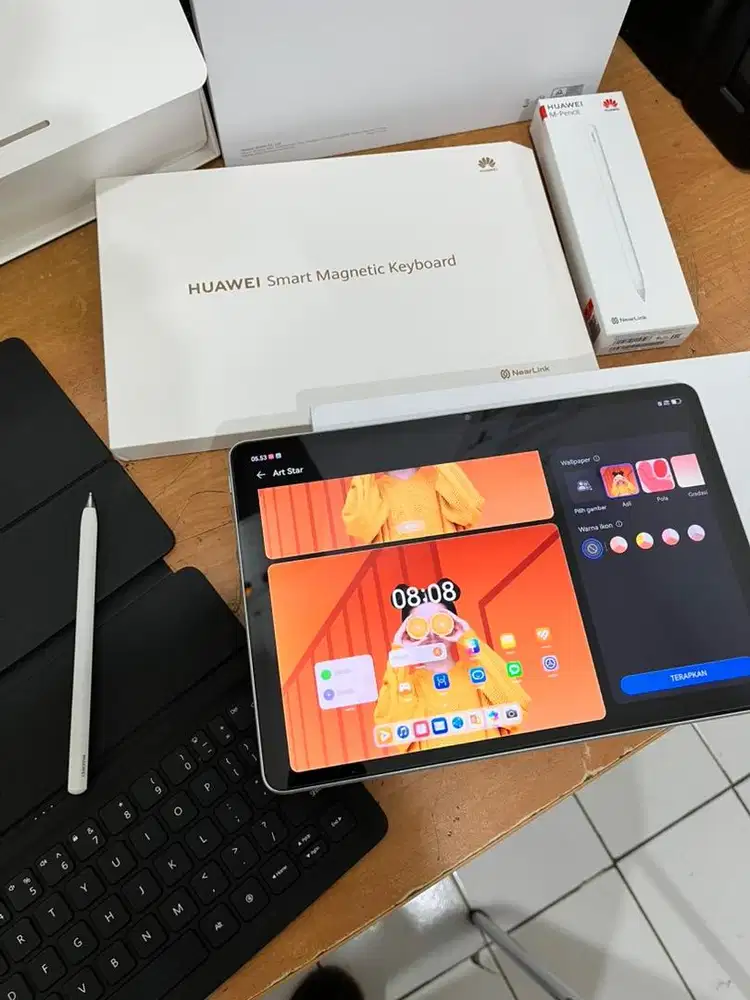 Huawei Matepad 11.5 s lengkap keyboard dan pen Huawei