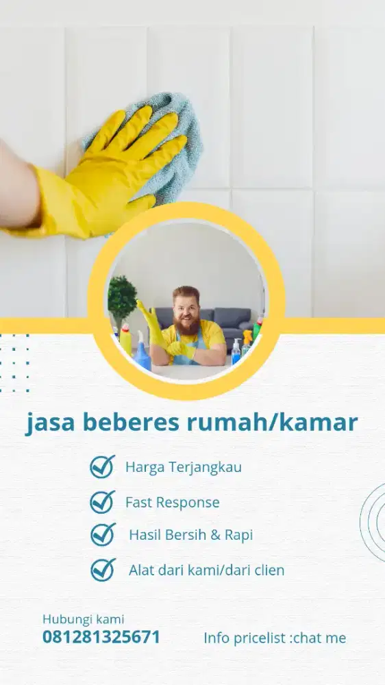 Jasa bersih bersih warnen harian