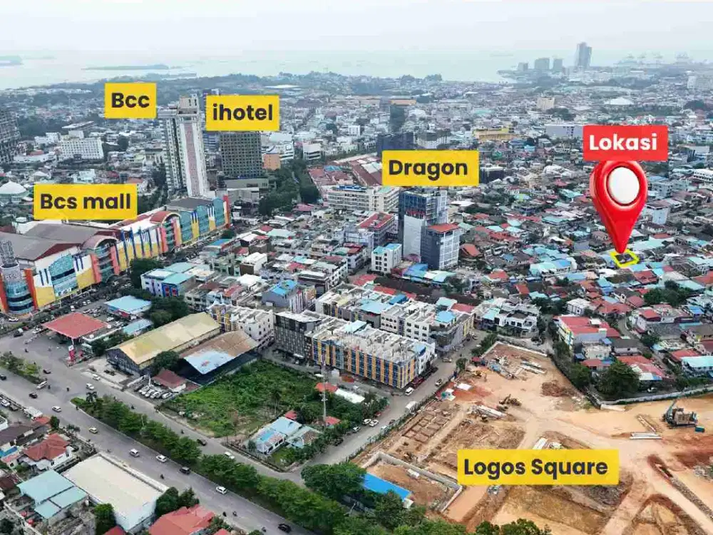 dijual rumah LT 113 M2 Penuin seberang BCS Mall lokasi emas