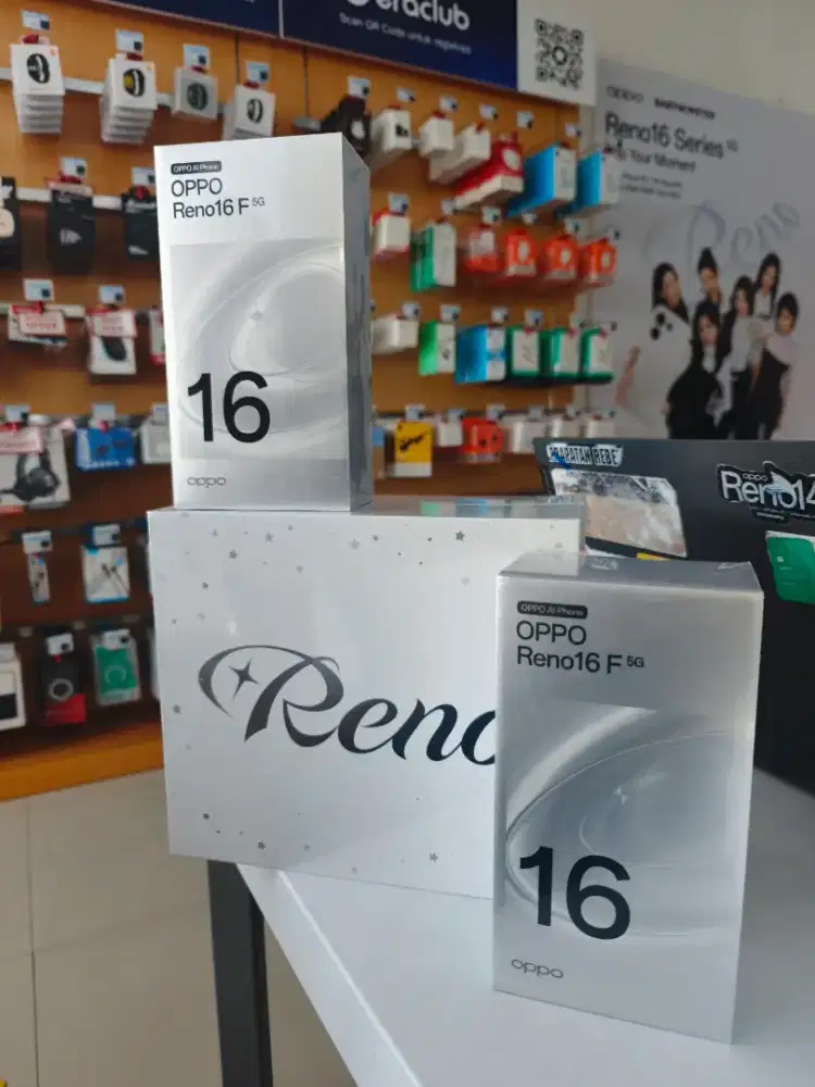 Oppo reno 16F series free giftbox senilai 1jt