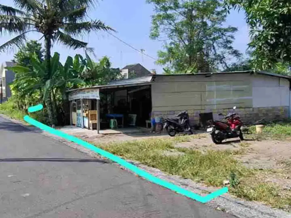 Tanah Pekarangan Strategis View Sawah dan Merapi Area jl. Kaliurang km 10 Dekat Kampus UGM & UII