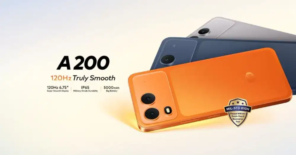 ITEL A200 Ram 8GB (3GB+5GB) + memori 128GB