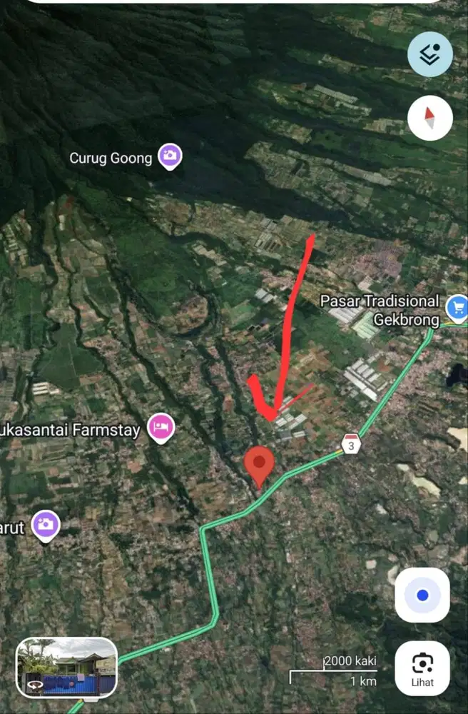 DIJUAL CEPAT! TANAH STRATEGIS 1.946 m² VIEW GUNUNG GEDE – SUKABUMI