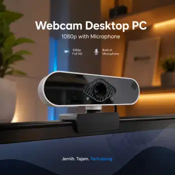 Webcam Desktop PC Laptop Full HD 1080p with Microphone