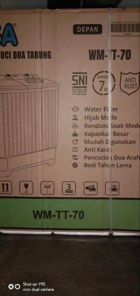 Dijual Mesin Cuci Merek RSA, WM-TT-70