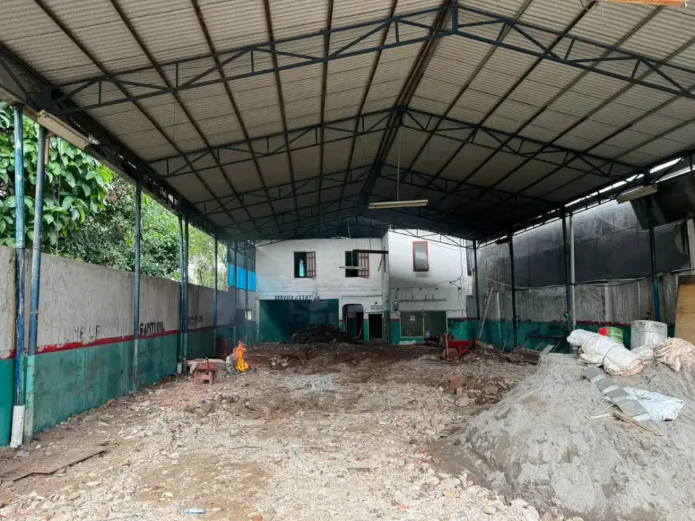 Disewa Lahan + Bangunan Meruya Kebon Jeruk Jakarta Barat | Lokasi Pinggir Jalan