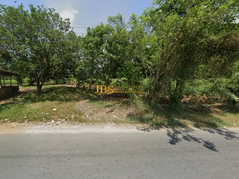 Jual Tanah Kosong Posisi Hook di Jalan Bandar Labuhan - Tanjung Morawa