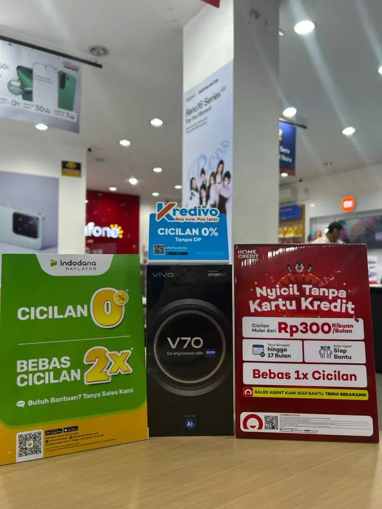 VIVO V70 (8/256) Bisa Cicilan Syarat Cukup Ktp aja erafone Diponegoro