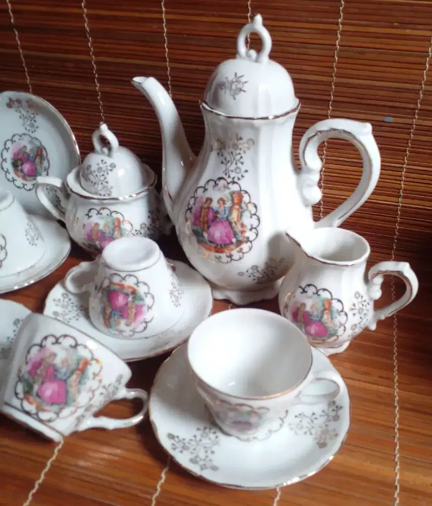 Keramik teh kopi set komplit