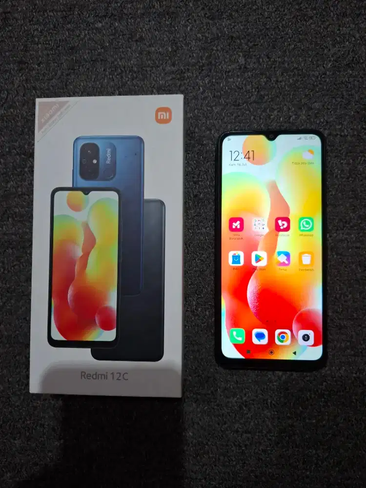 Redmi 12C warna grey