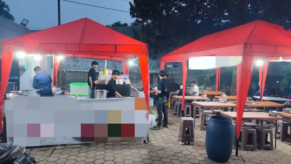 JUAL TENDA CAFE/WARUNG KAKI LIMA