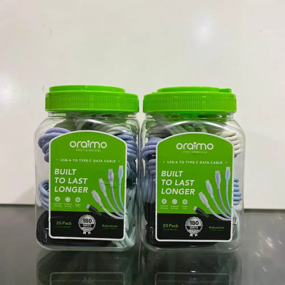 Oraimo OCD-114CJ Kabel Data Type-C 2.4A - 1 TOPLES 20 PCS