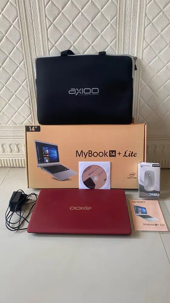 Axioo MyBook 14+Lite Merah Lengkap