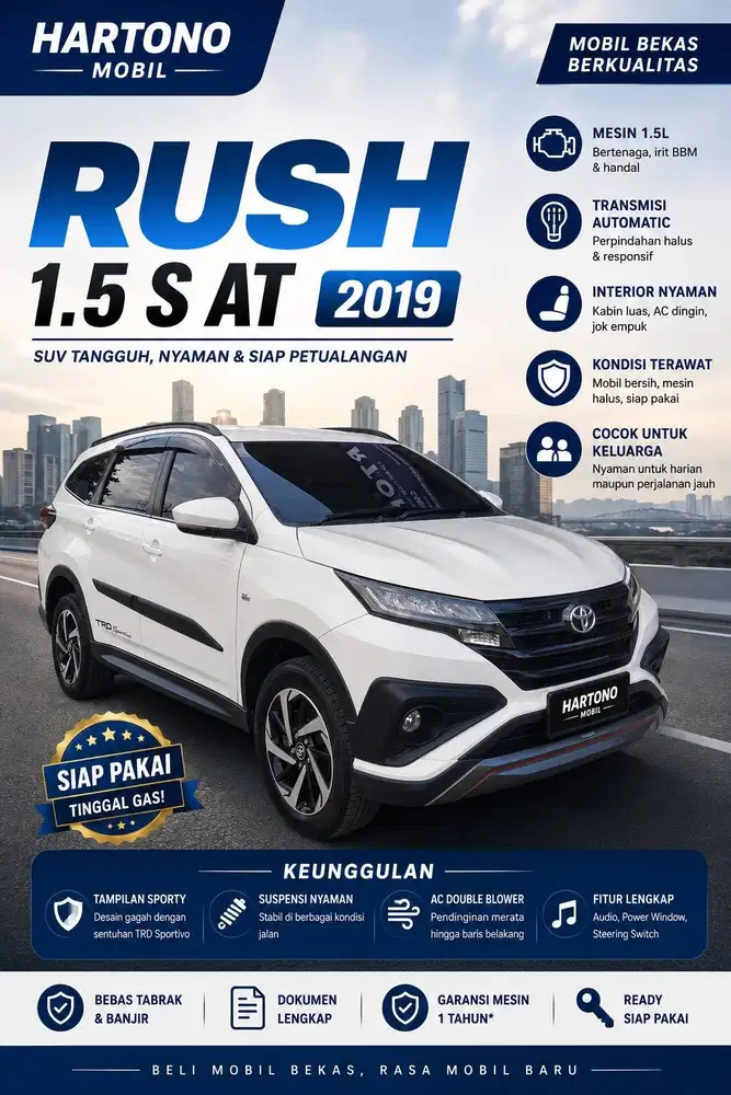 RUSH 1.5 TRD S AT 2019