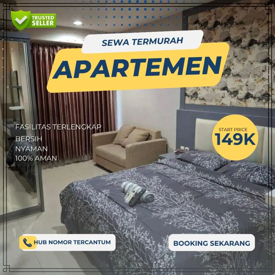 Sewa apartemen Bekasi Utara Springlake Summarecon Harian/Transit