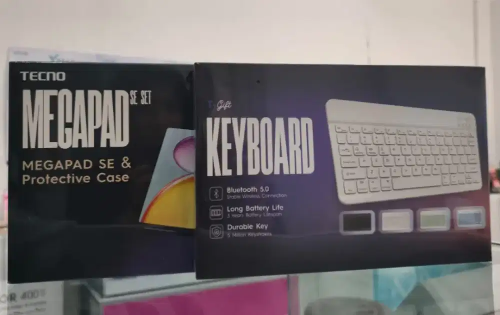 BISA SIM CARD Tecno Megapad SE 8/256 LTE FREE Keyboard NEW Resmi Indo