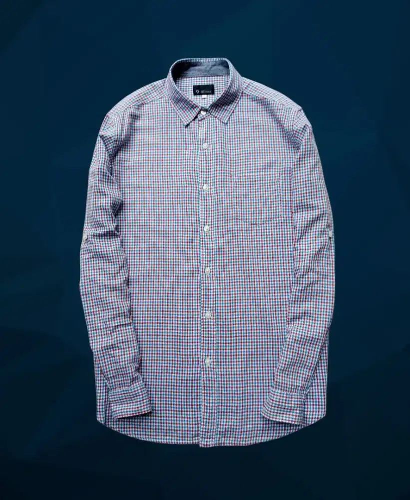 KEMEJA PANJANG TKMIX TAKKOTAK, SIZE : L (LD110, P73)