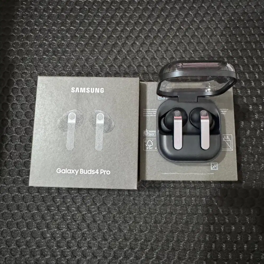 Samsung Buds Pro 4 Black Garansi Resmi SEIN (Ex Fullset Garansi ON)