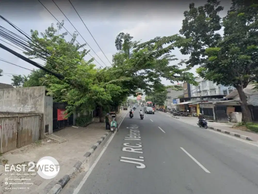Jual Kavling Komersil Jalan Veteran Bintaro Jakarta Selatan Lokasi Sangat Strategis Ramai