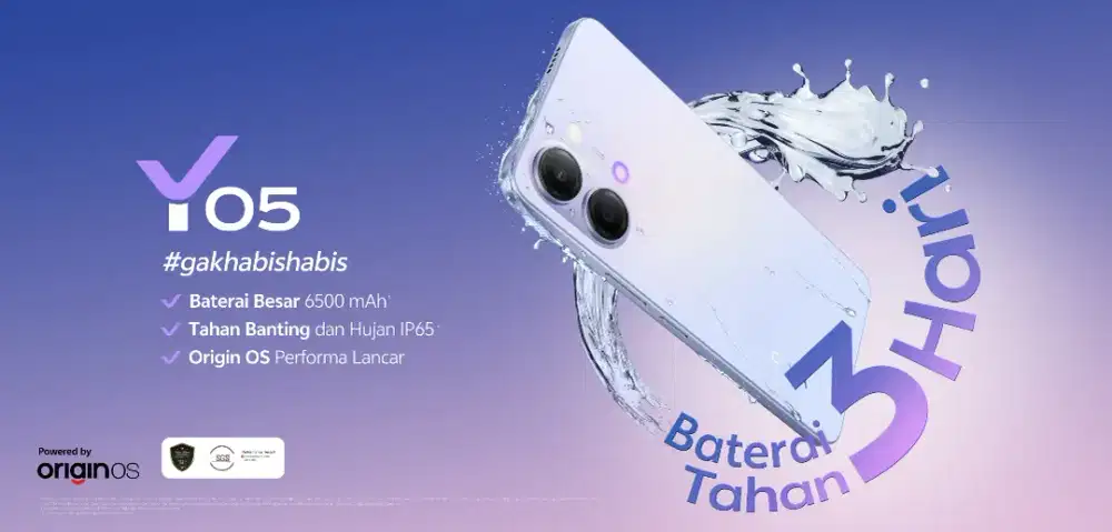 VIVO Y05 Ram 4GB + memori 128GB