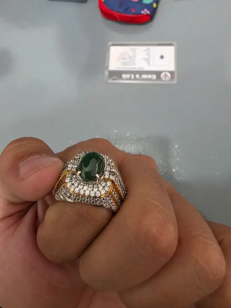 Natural Jadeite Green Myanmar 2,05ct