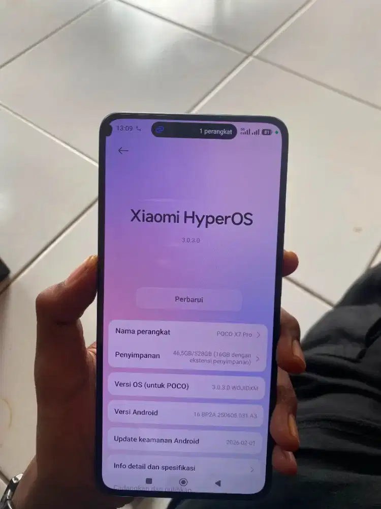 Poco x7 pro unit only