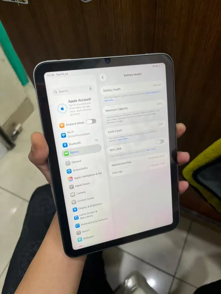 ipad mini 7 128gb second inter