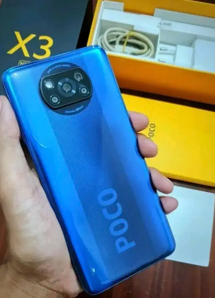 Poco X3 Nfc  8/128 Biru Normal