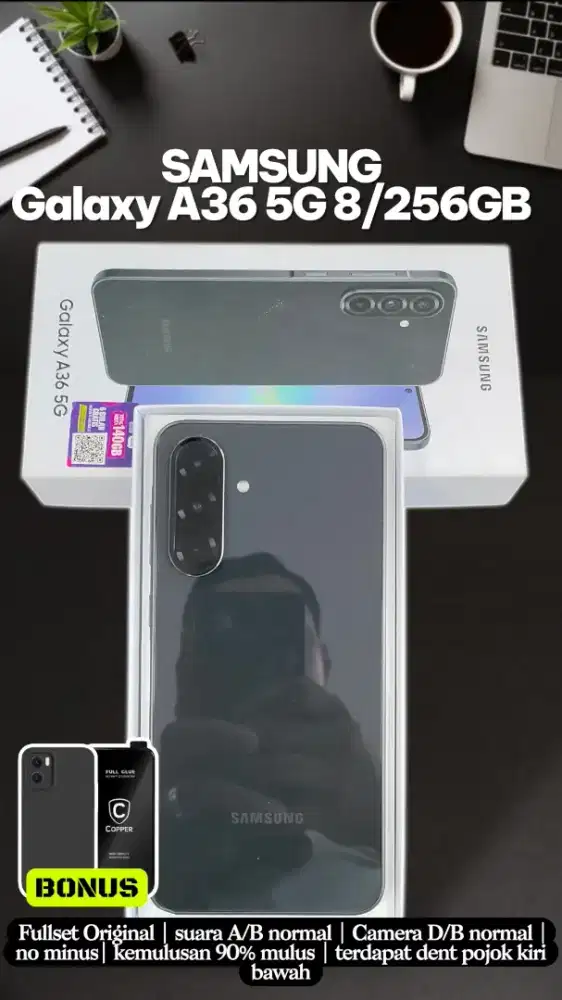 Samsung Galaxy A36 5G 8/256GB Fullset normal orian