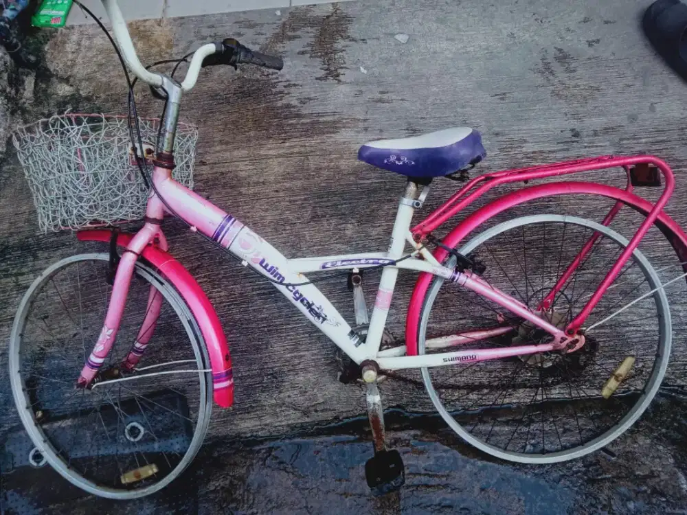 Sepeda mini wimcycle minus ngga ada bannya
