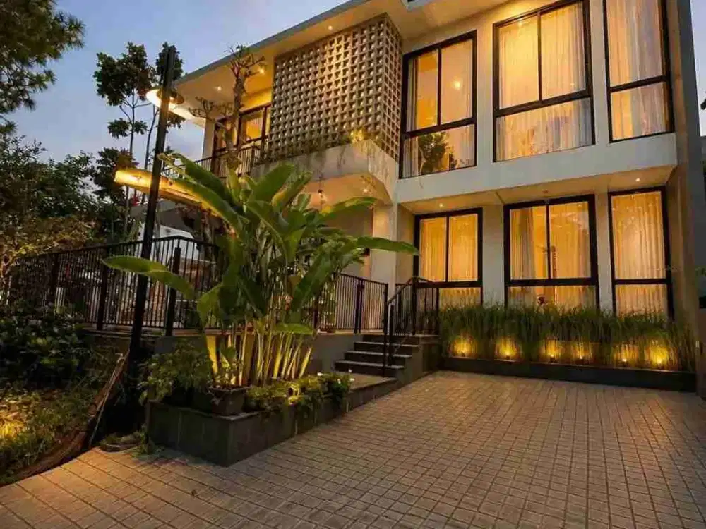 rumah villa full furnished ada kolam renang di sersan bajuri setiabudhi bandung