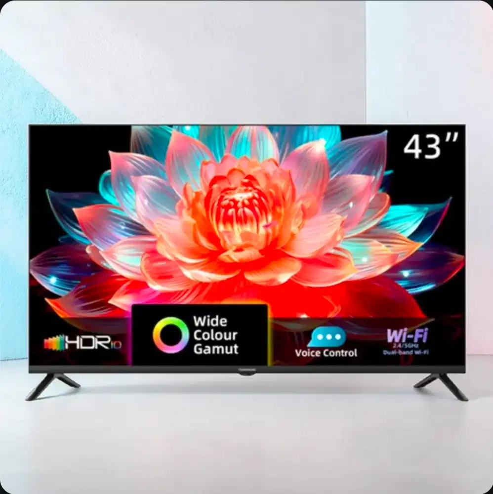 TV Android Changhong 43 inci - masih bening normal