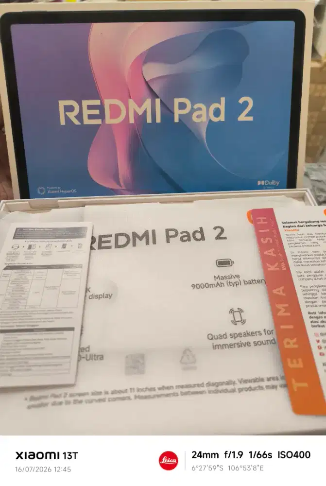 REDMI PAD 2 WIFI ONLY