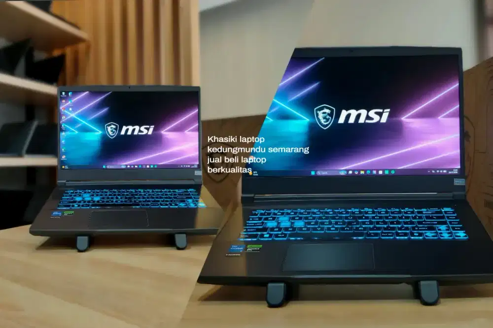 Msi gaming thin15 i5 gen12 Rtx ram 16gb garansi