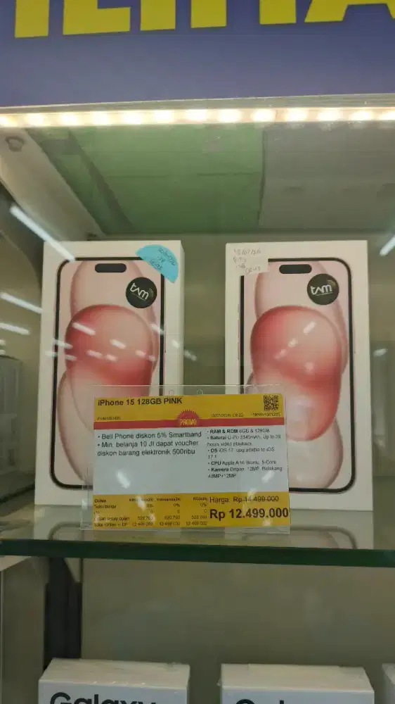 IPHONE 15 128GB RESMI