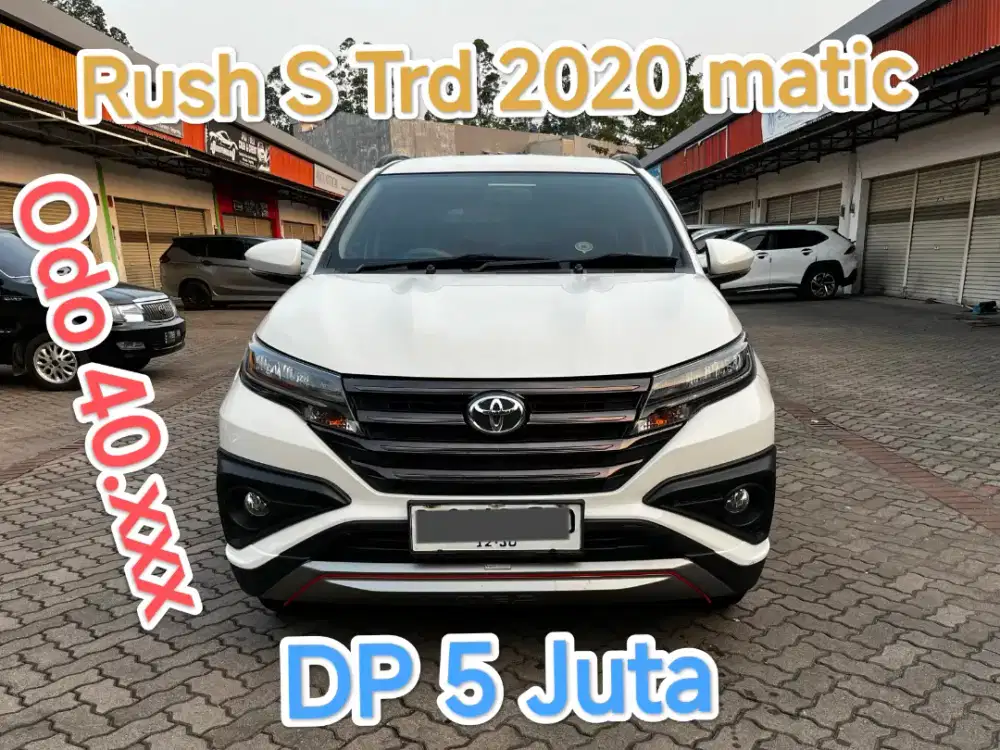 5JT RUSH S TRD AT 2020 LOW KM 40RB ANTIK RARE !!