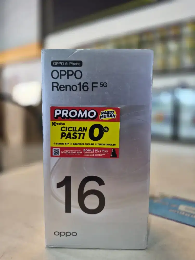 OPPO RENO 16F 5G 8/128 OPPO RENO 16F 5G SPESIAL PROMO CASHBACK 5%