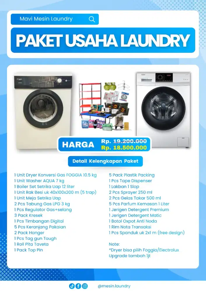 Mesin cuci dan dryer