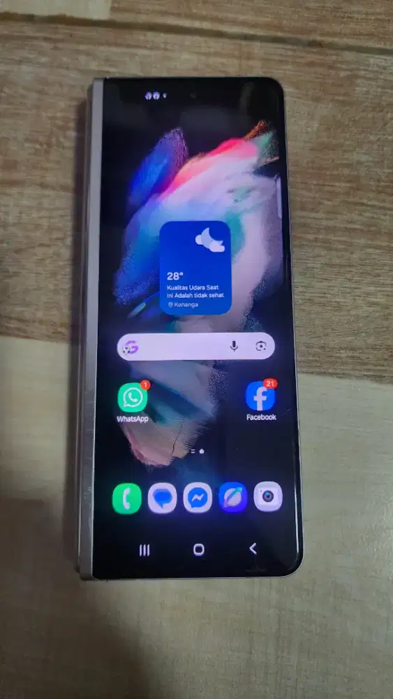 Samsung Z fold 3 5G dual sim 12 / 512 ex resmi SEIN