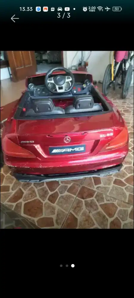 Mobil mainan anak pakai aki