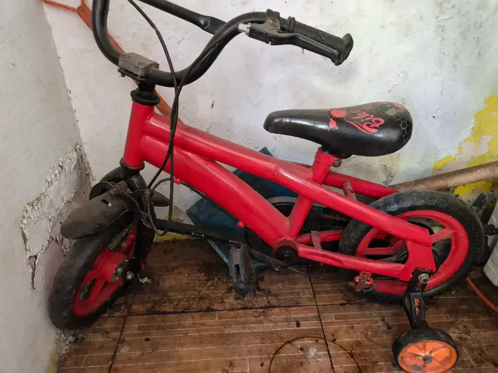 Sepeda anak 4 roda 12inch